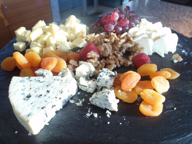 Selection of cheeses