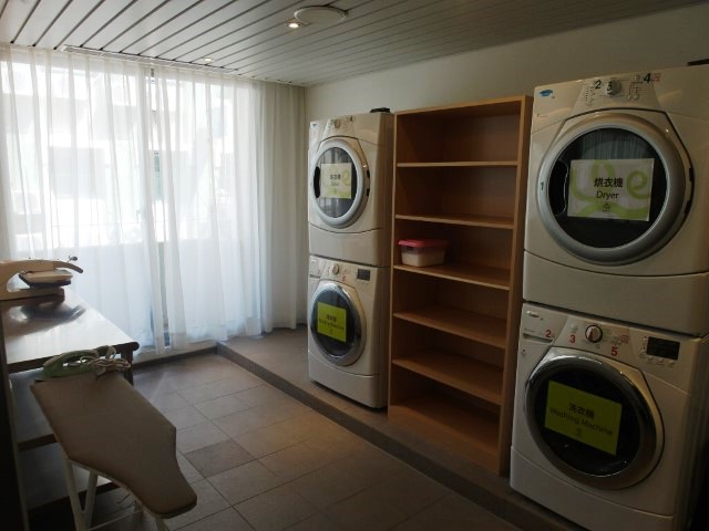 You can wash, dry and iron your clothes at the Ocean Laundry