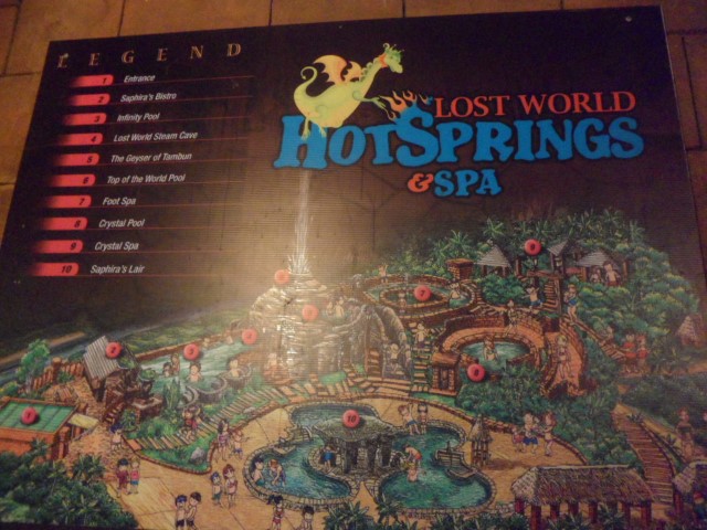 Map of Lost World Hot Springs and Spa Ipoh