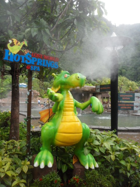 Dragon at the Entrance of Lost World Hot Springs and Spa Ipoh