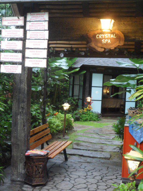 Entrance to Crystal Spa Lost World Hot Springs and Spa Ipoh