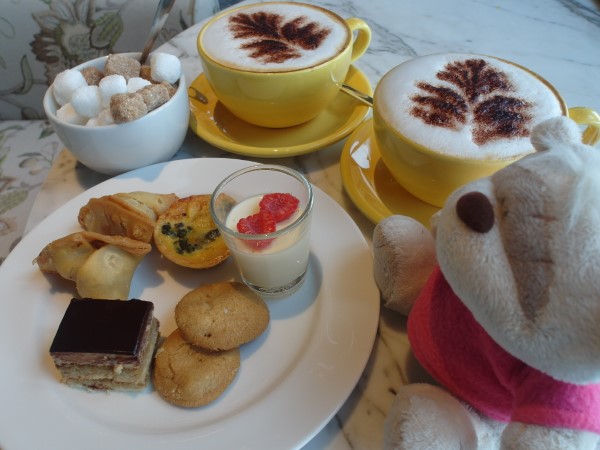 Beautifully concocted cappuccino with our afternoon tea