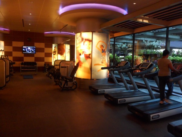 Gym at Pan Pacific Singapore Hotel