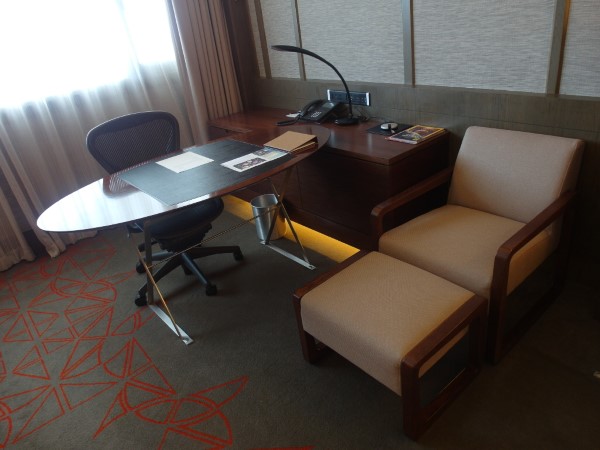Modern desk for business travellers