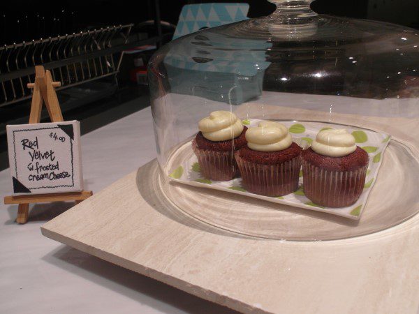 Red Velvet Cupcake with Frosted Cream Cheese