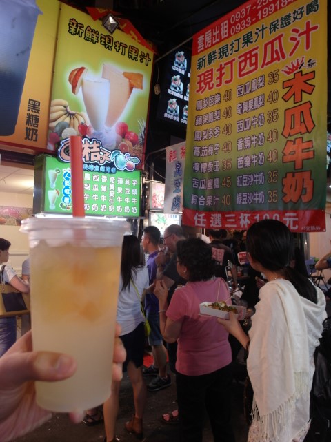 Fruit juices 3 for NT100 @ Feng Jia Night Market