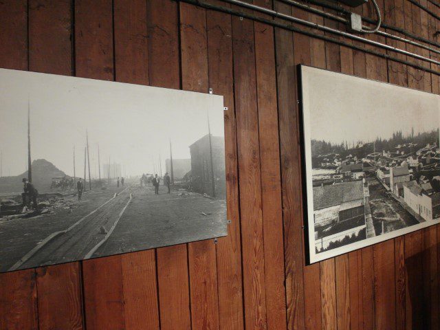 Left - Great Seattle Fire of 1889 wiped out the city of Seattle