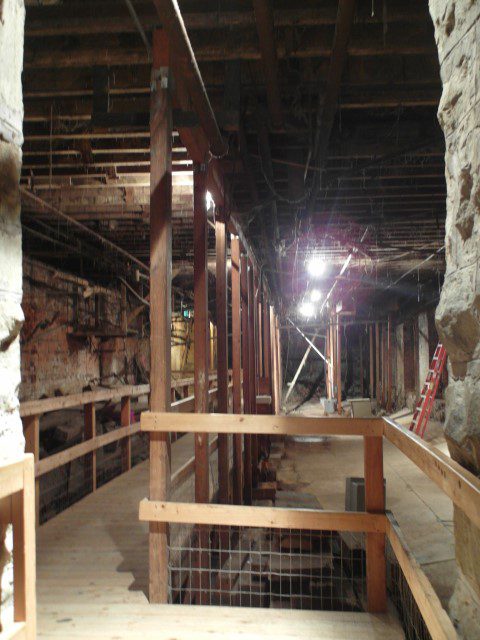 Inside the Underground Tour - mainly left as it was when Bill Speidel found it