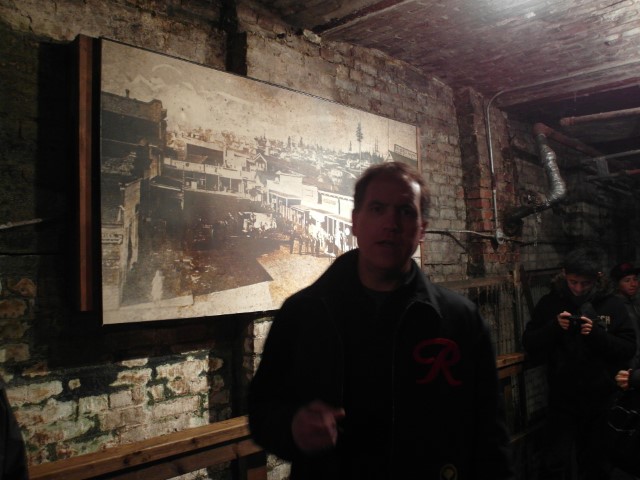 Our guide Dave (of Seattle Underground Tours) was humorous and knowledgeable - Thanks Dave!