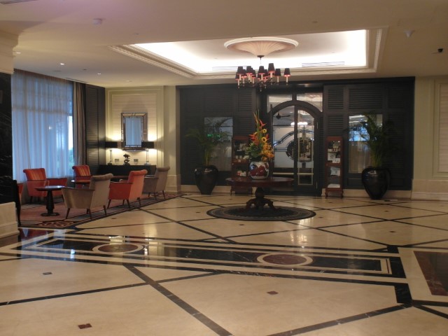 Lobby of E&O Hotel Victory Annexe (A short walk away)