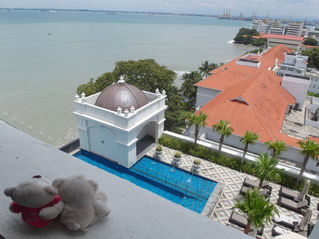 Pool and sea view from E&O Hotel Victory Annexe Studio Suite