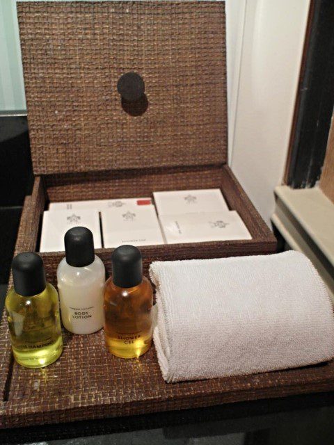 Toiletries of the E&O Hotel Penang