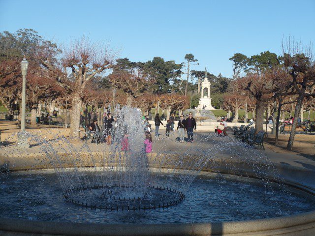 Fountain at Music Concourse Golden Gate Park San Francisco