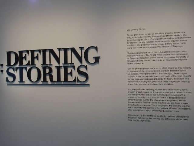 Description of WE Defining Stories Exhibition