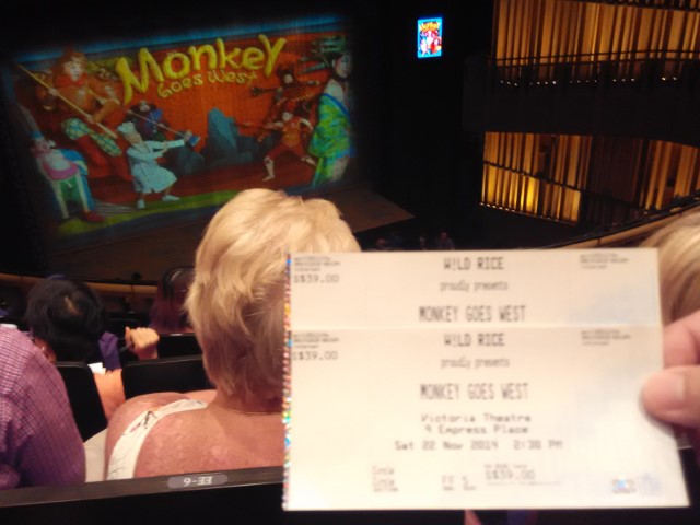 Tickets of Monkey Goes West