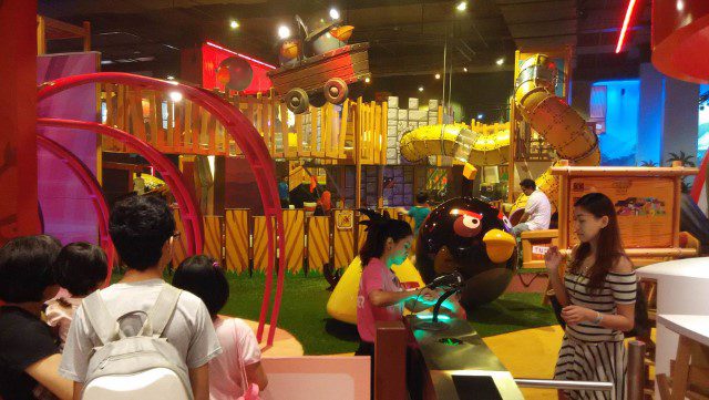 Inside Angry Birds Activity Park JB