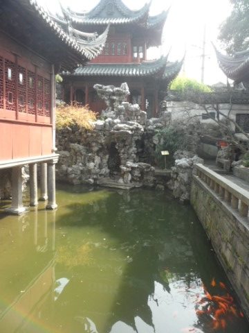 Platform made of stone in Yuyuan