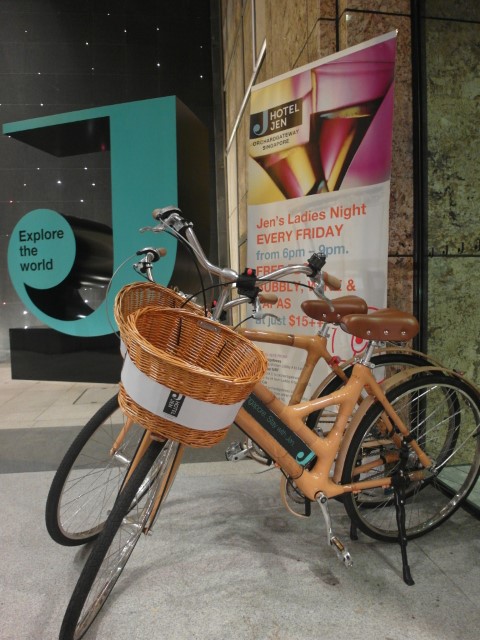 Free rental of eco-friendly bamboo bikes