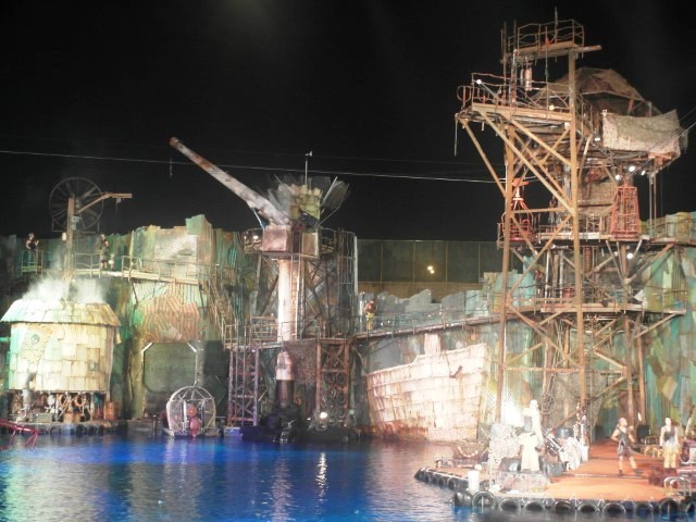 Set of Waterworld in Universal Studios Singapore