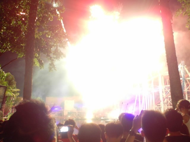 Spectacular Fireworks at Universal Studios Singapore