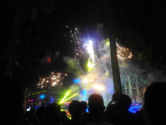 Universal Studios Singapore Fireworks