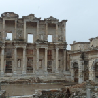 Library facade of Ephesus Turkey