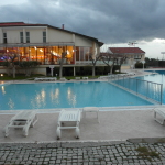 Pool and Restaurant of Lycus River Hotel Pamukkale