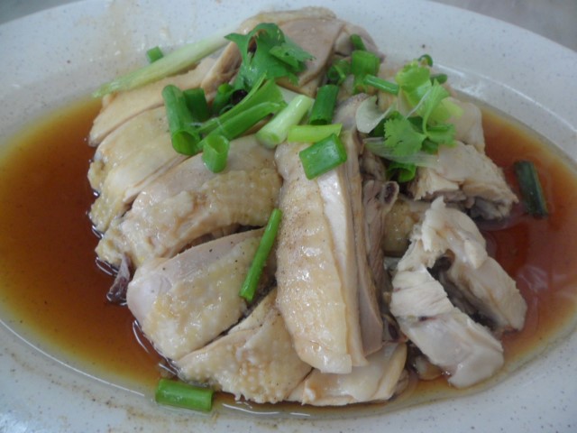 Restoran Ong Kee Ipoh - fresh firm chicken splashed with soy sauce and sesame oil