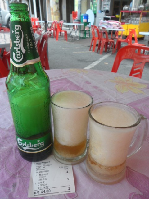 A bottle of snow beer at 14RM - Kafe Sun Yoon Wah Ipoh