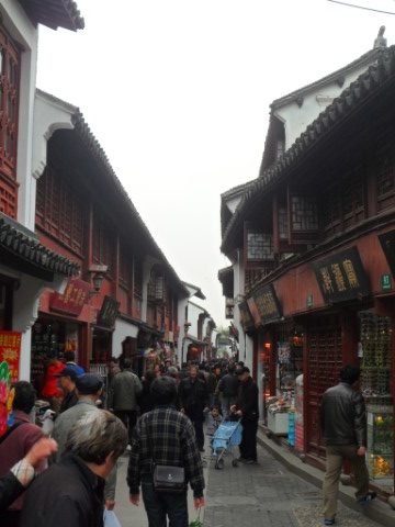 First view of Qibao Old Street Shanghai