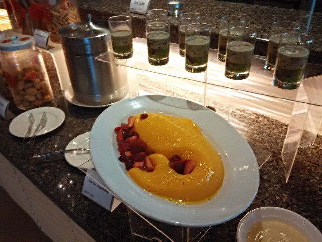 Mango pudding in the shape of a fish!
