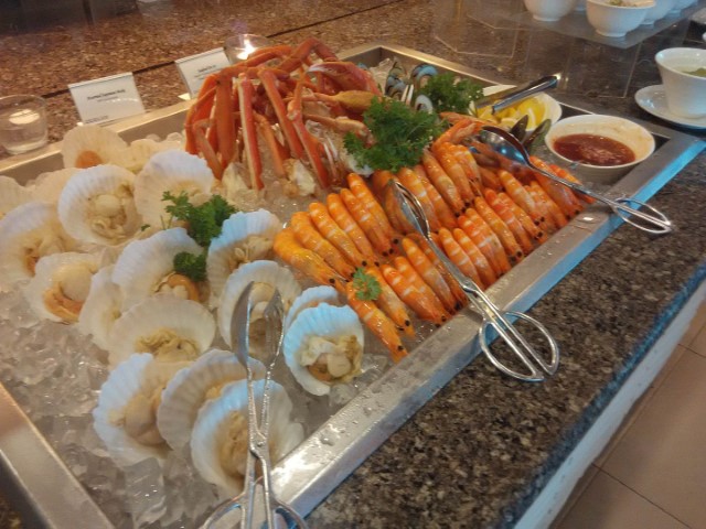 Seafood Selection at Riverview Hotel Sunday Brunch