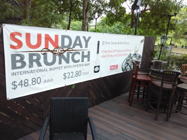 Sunday Brunch at Riverview Hotel River Garden Coffee House