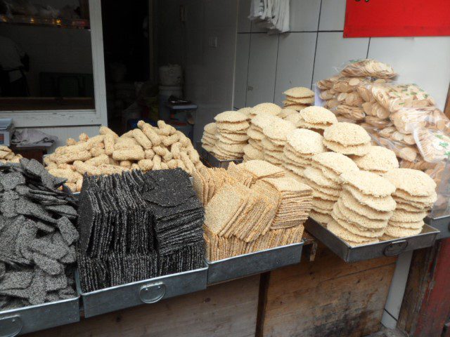 Various confectionaries available at Qibao Old Street