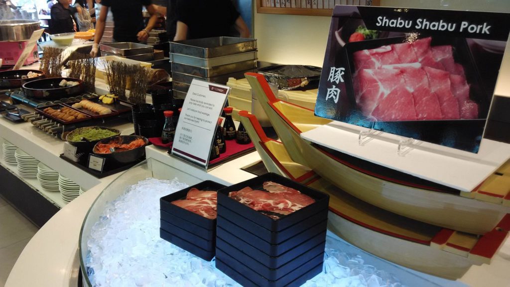 Free flow of Shabu Shabu at Chiso Zanmai