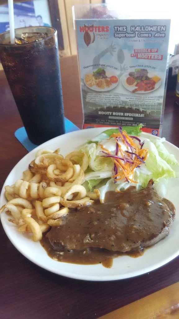 Hooters' NZ Sirloin Steak