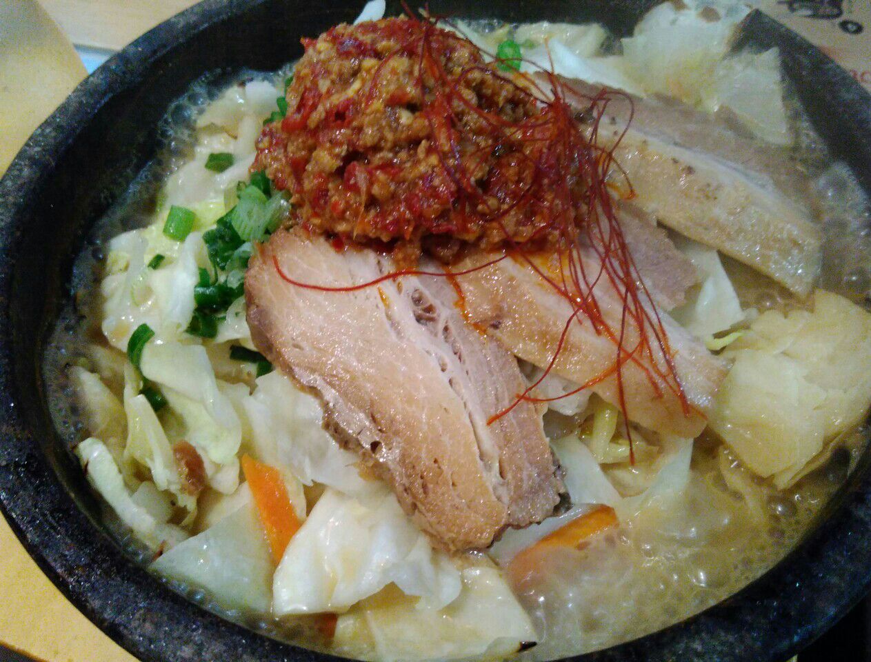 Wonderfully prepared KAZAN Ramen