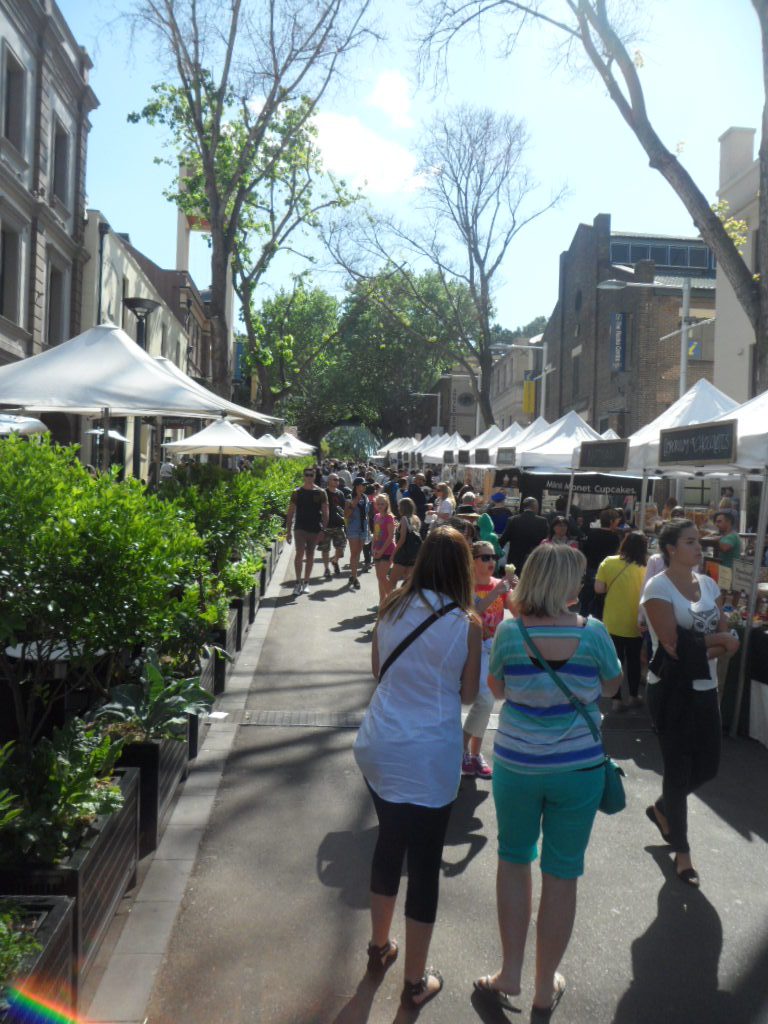 The Rocks Markets Sydney open on Saturdays and Sundays