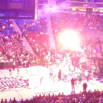 Fireworks for the Kings players