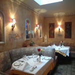 Cozy seats at Jeanne d'Arc Restaurant