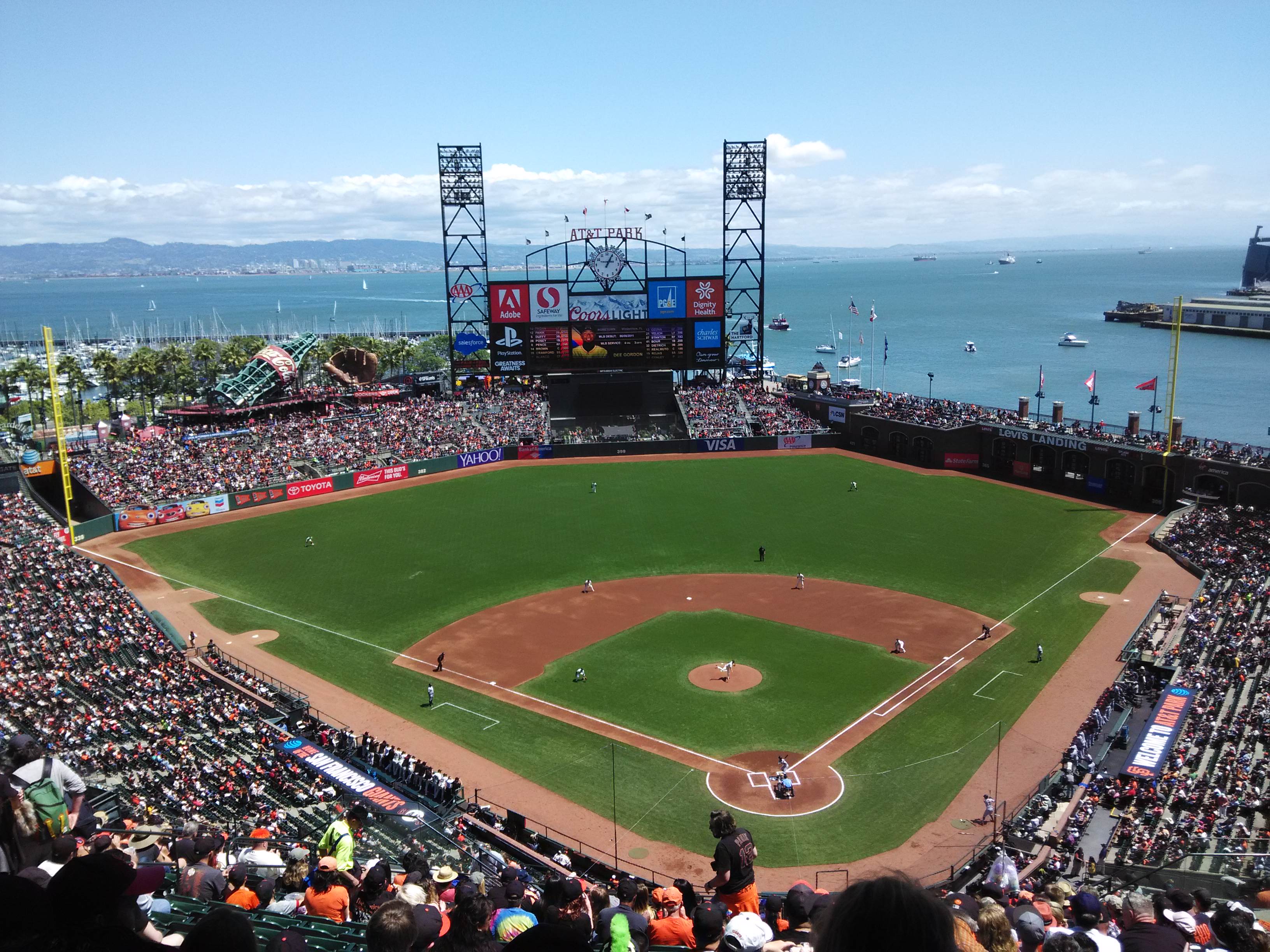 Catching the San Francisco Giants LIVE at ATandT Park!