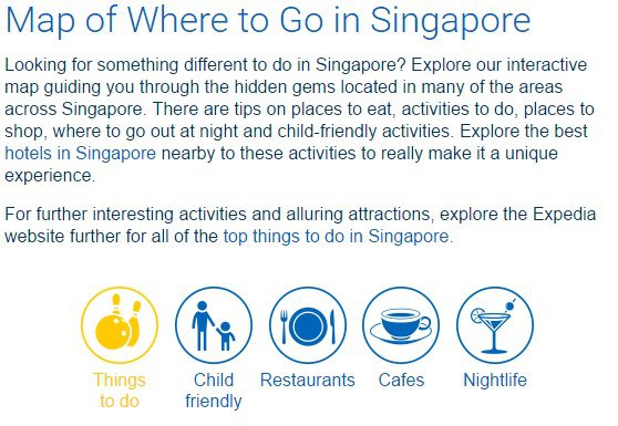 Expedia SG Interactive Map