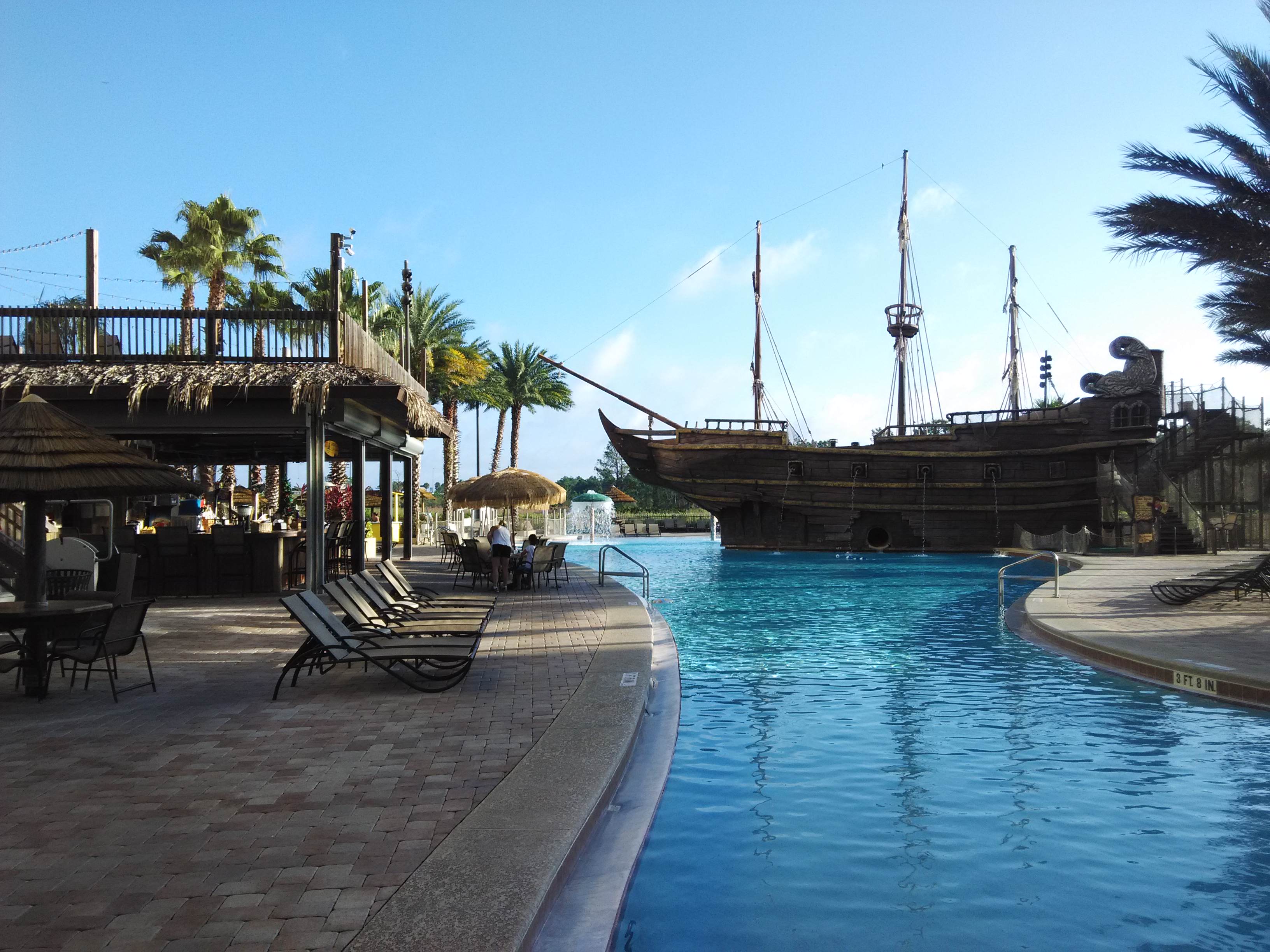 Pirate's Theme Plunge Pool Lake Buena Vista Resort Village & Spa