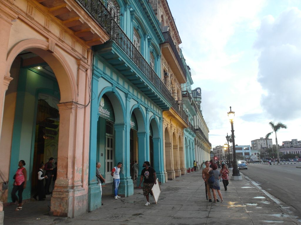 Entrance of Los Nardos opposite Capitol Building Havana