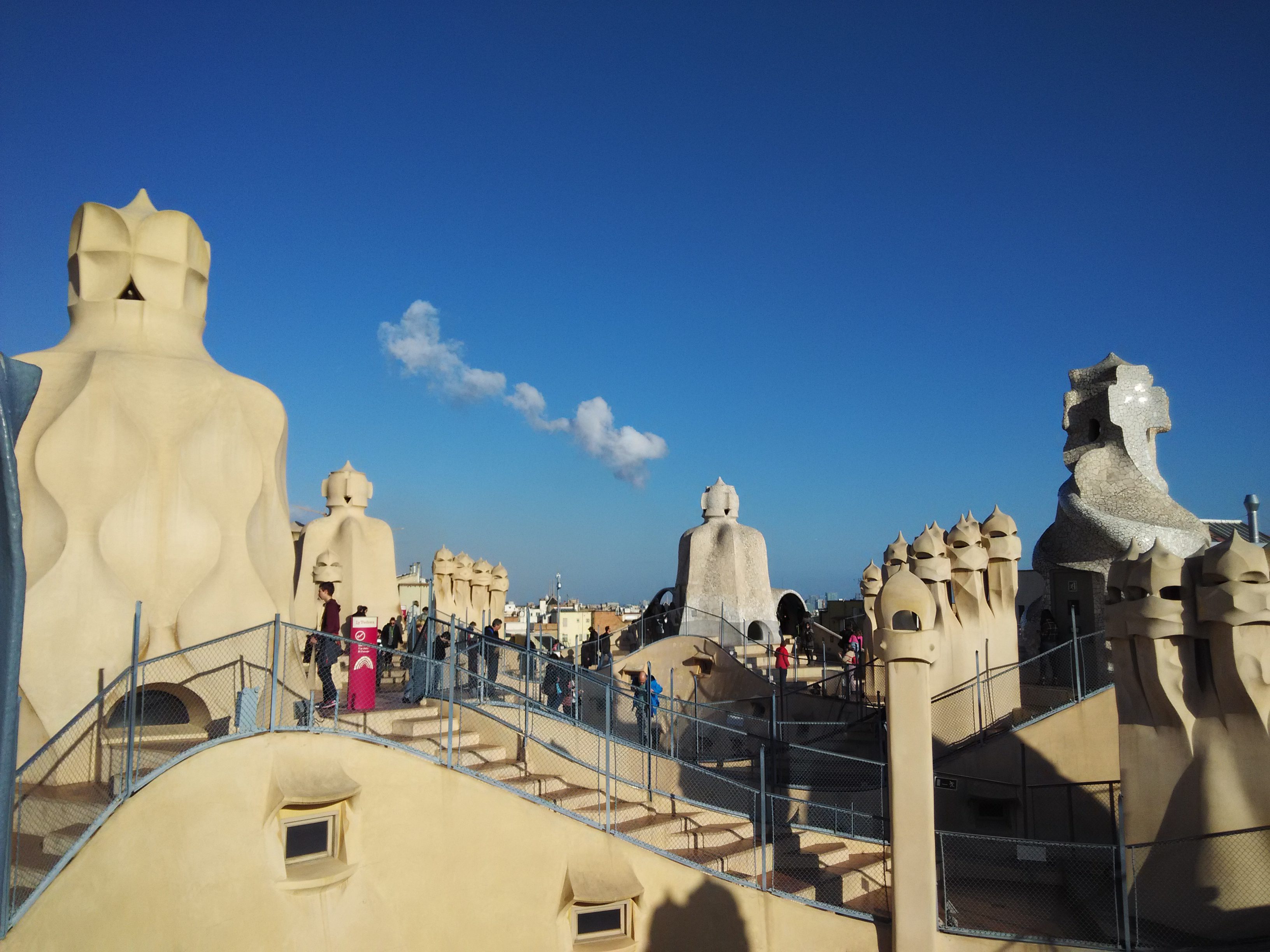 Roof Top Terrace of La Pedrera Barcelona