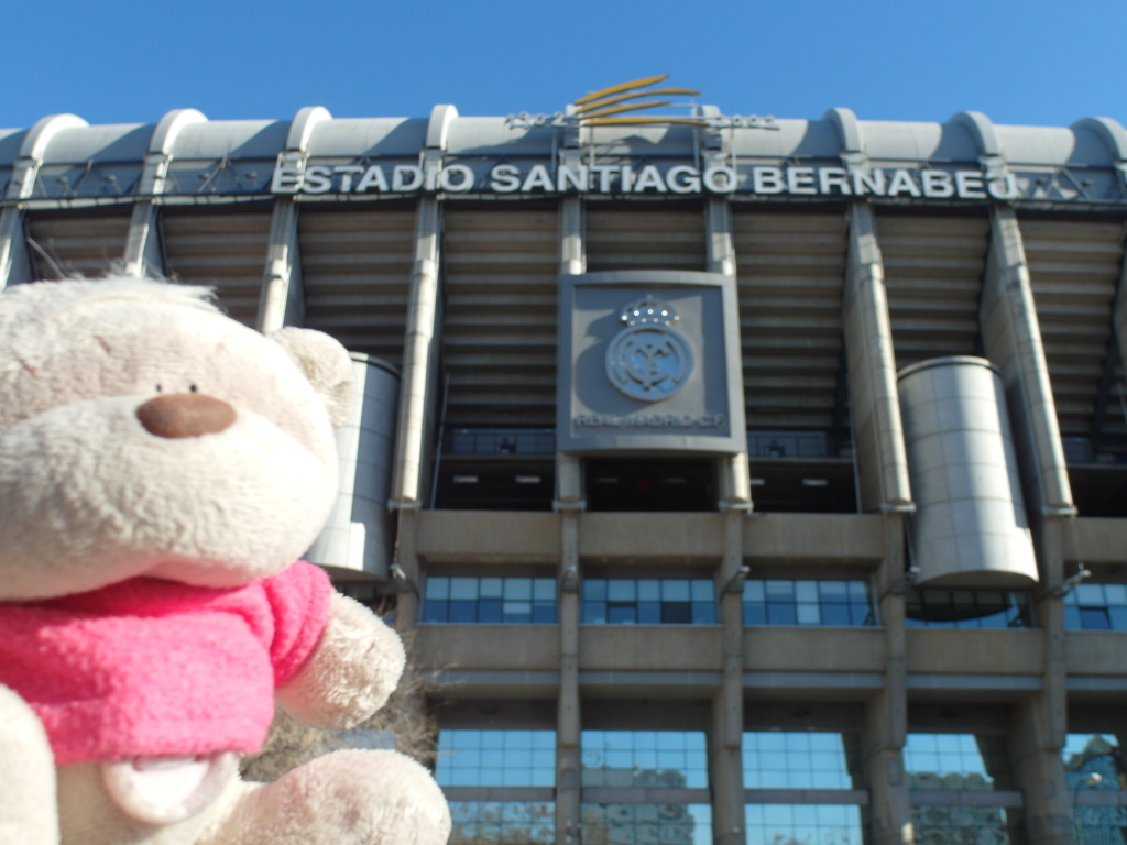 2bearbear @ Santiago Bernabeu Stadium Home of Real Madrid FC