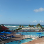 Swimming Pool by the Caribbean Sea @ Holiday Inn Resort Montego Bay