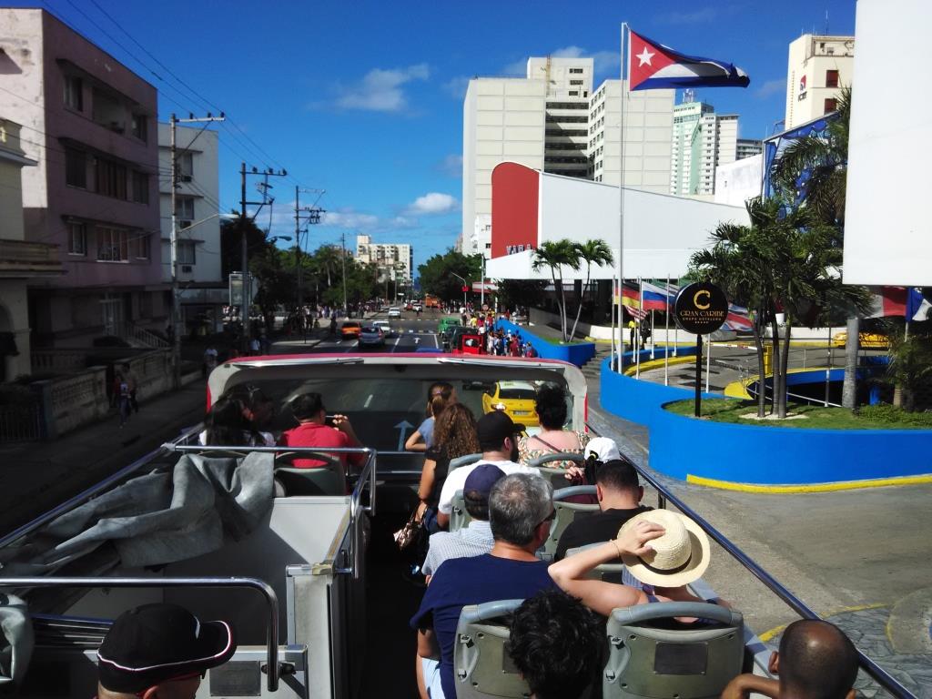 On Bus Tour Back to Old Havana