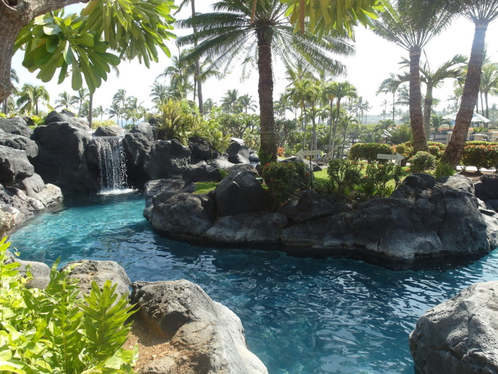 Lazy pool of Grand Hyatt Resort & Spa Kauai