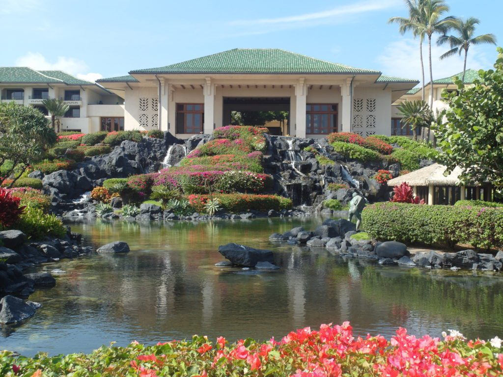 Lobby of the Grand Hyatt Kauai Resort & Spa